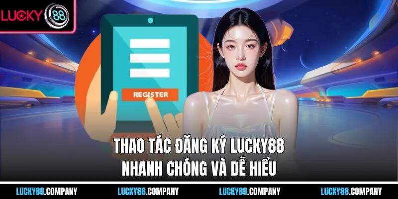 Thao tác đăng ký LUCKY88 nhanh chóng và dễ hiểu 